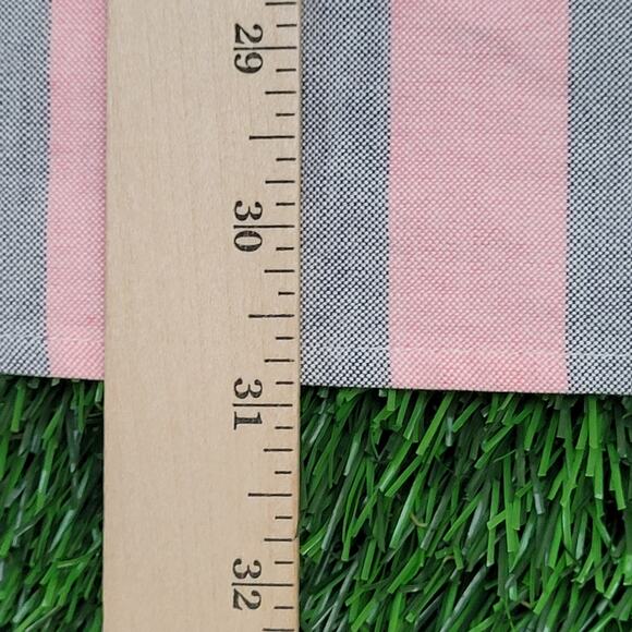 Vintage 90s Aeropostale Poplin Button Shirt XL 26x31 Baggy Stripes - Picture 14 of 14